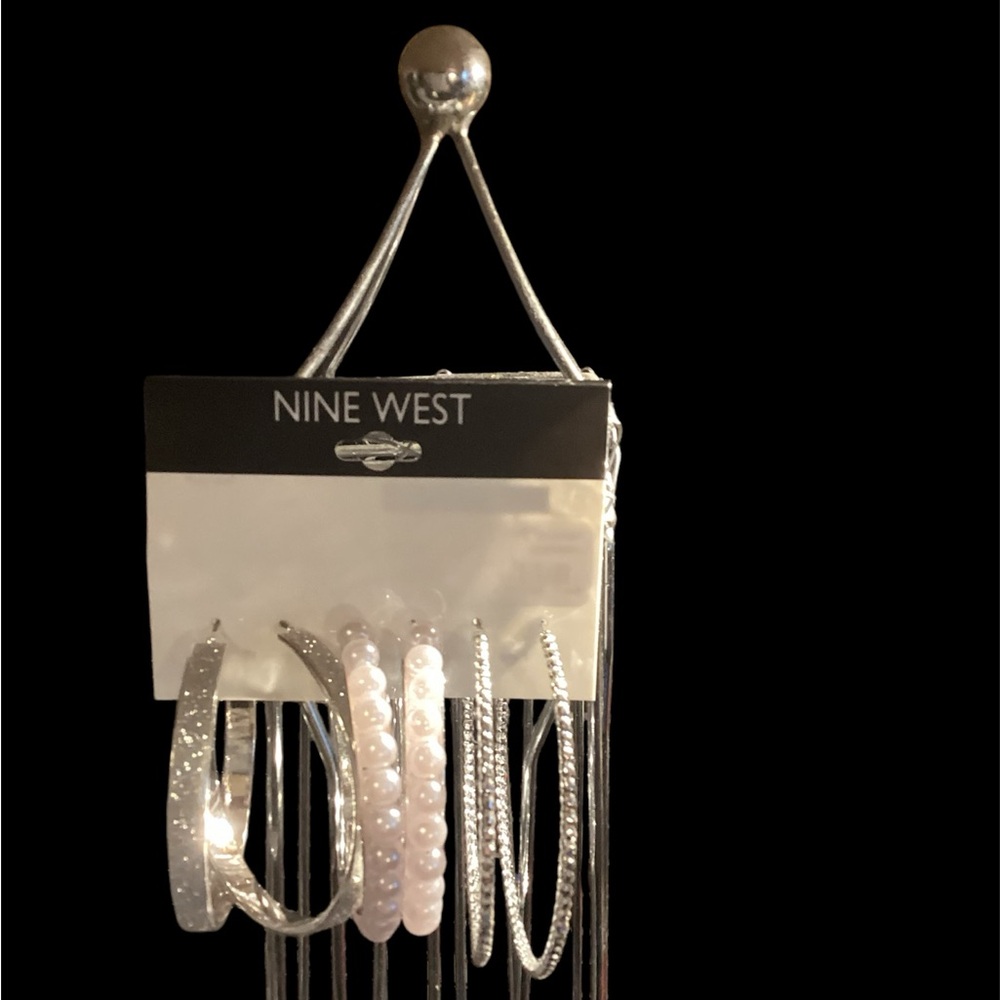 Nine West Set Hoop Earrings